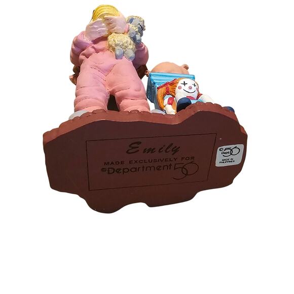 Department 56 Figurine – “Emily Spies Santa” – 1993 Discontinued – 5" - Picture 6 of 7